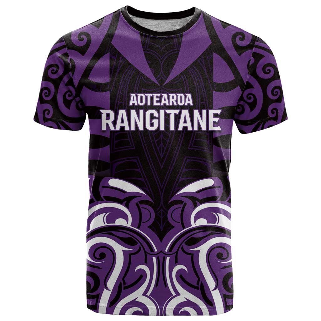 Custom Aotearoa Rangitane T Shirt Maori Pattern New Zealand - Polynesian Pride