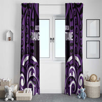 Aotearoa Rangitane Window Curtain Maori Pattern New Zealand DT05 - Polynesian Pride