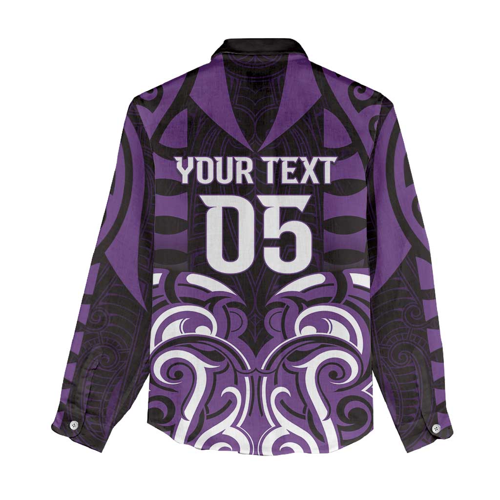 Custom Aotearoa Rangitane Women Casual Shirt Maori Pattern New Zealand DT05 - Polynesian Pride