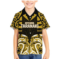 Custom Aotearoa Taranaki Family Matching Mermaid Dress and Hawaiian Shirt Maori Pattern New Zealand - Polynesian Pride