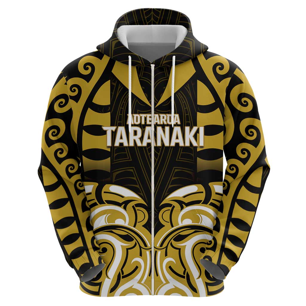 Custom Aotearoa Taranaki Hoodie Maori Pattern New Zealand - Polynesian Pride