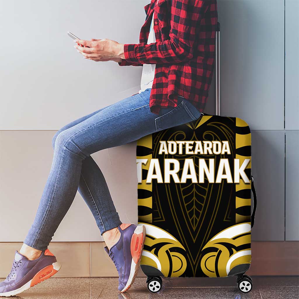 Aotearoa Taranaki Luggage Cover Maori Pattern New Zealand - Polynesian Pride