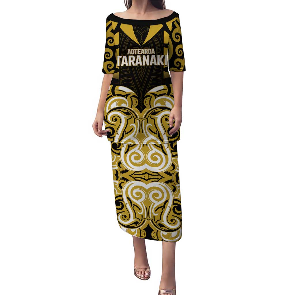 Custom Aotearoa Taranaki Puletasi Maori Pattern New Zealand - Polynesian Pride