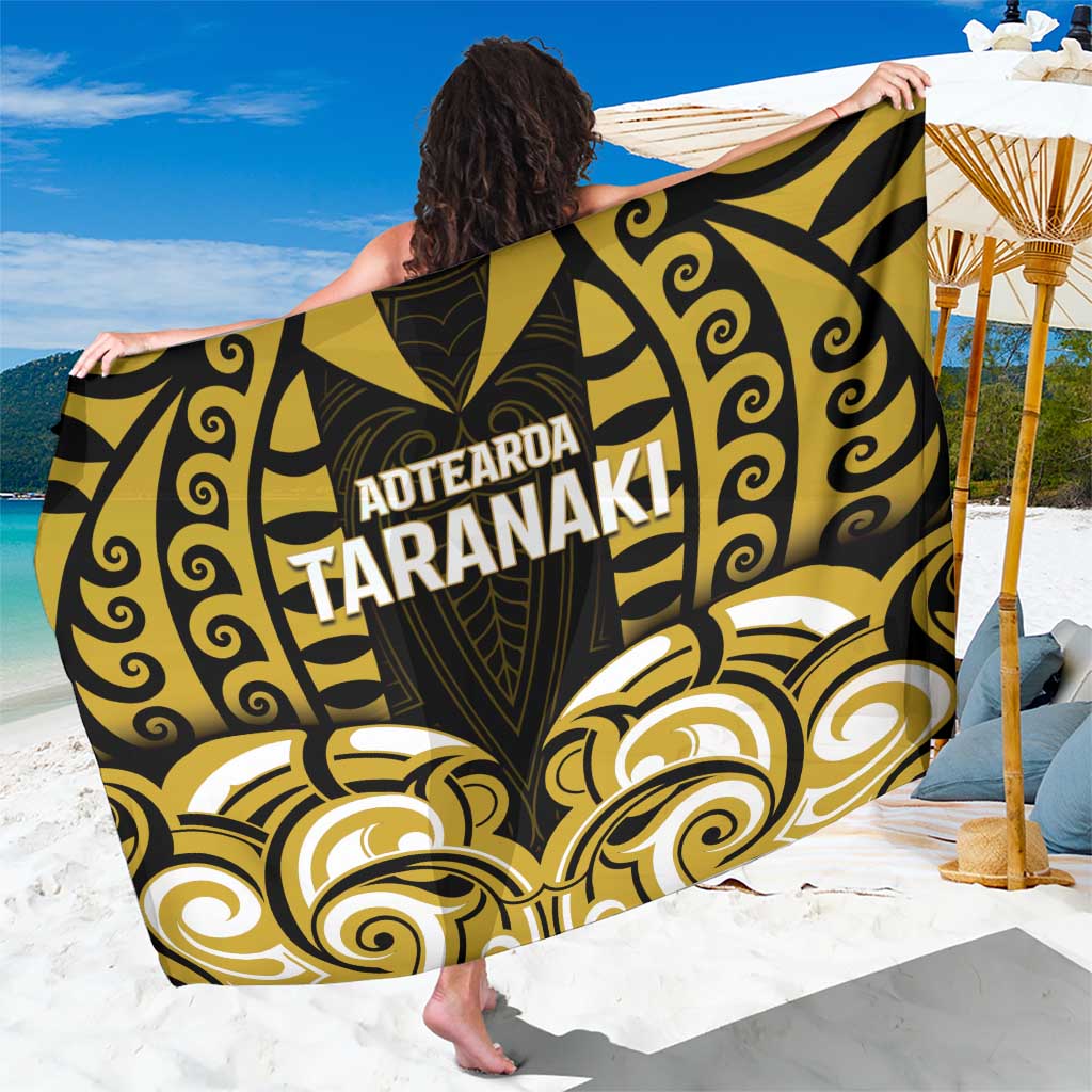 Aotearoa Taranaki Sarong Maori Pattern New Zealand DT05 One Size 44 x 66 inches Yellow - Polynesian Pride
