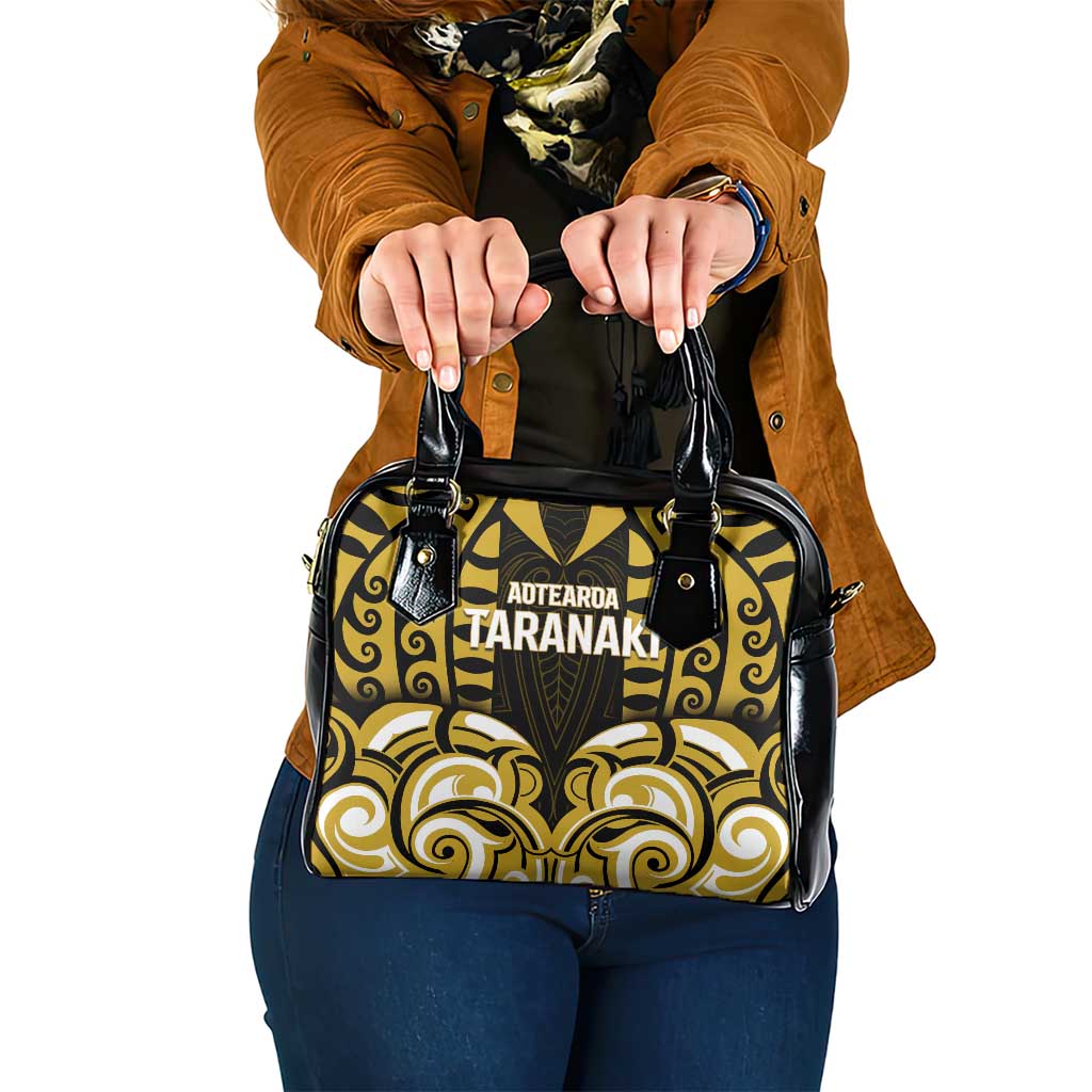 Aotearoa Taranaki Shoulder Handbag Maori Pattern New Zealand - Polynesian Pride