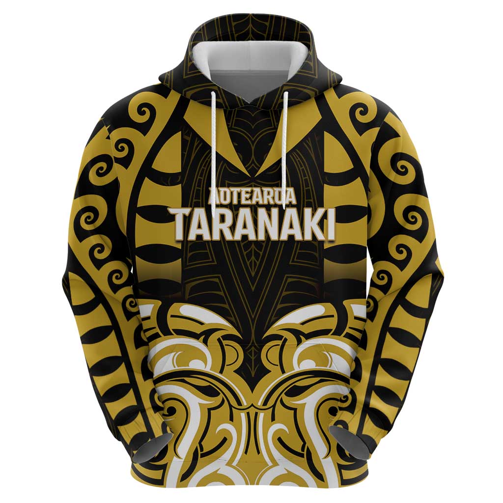 Custom Aotearoa Taranaki Zip Hoodie Maori Pattern New Zealand DT05 - Polynesian Pride