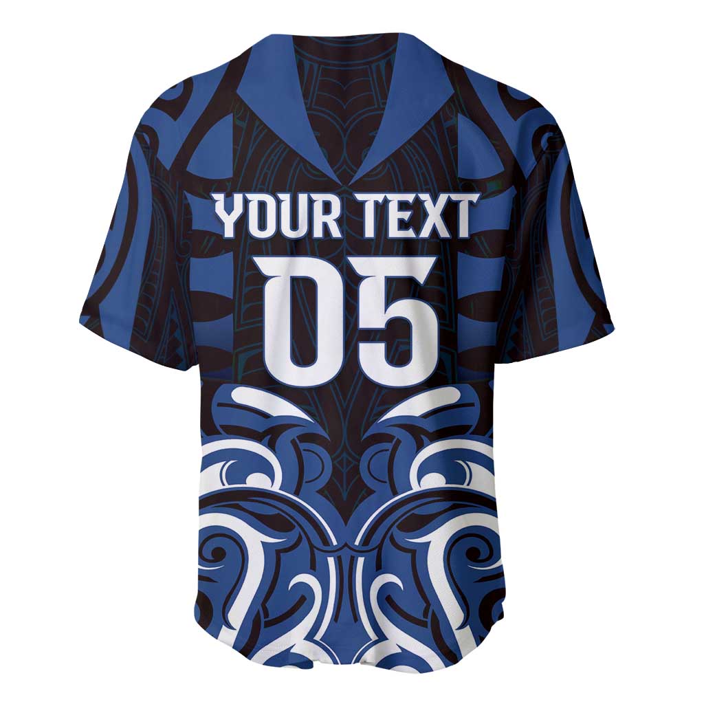 Custom Aotearoa Ngati Tuwharetoa Baseball Jersey Maori Pattern New Zealand - Polynesian Pride