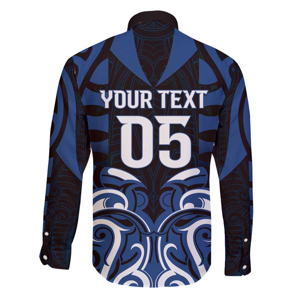 Custom Aotearoa Ngati Tuwharetoa Family Matching Off Shoulder Maxi Dress and Hawaiian Shirt Maori Pattern New Zealand - Polynesian Pride