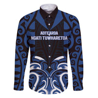 Custom Aotearoa Ngati Tuwharetoa Family Matching Puletasi and Hawaiian Shirt Maori Pattern New Zealand - Polynesian Pride