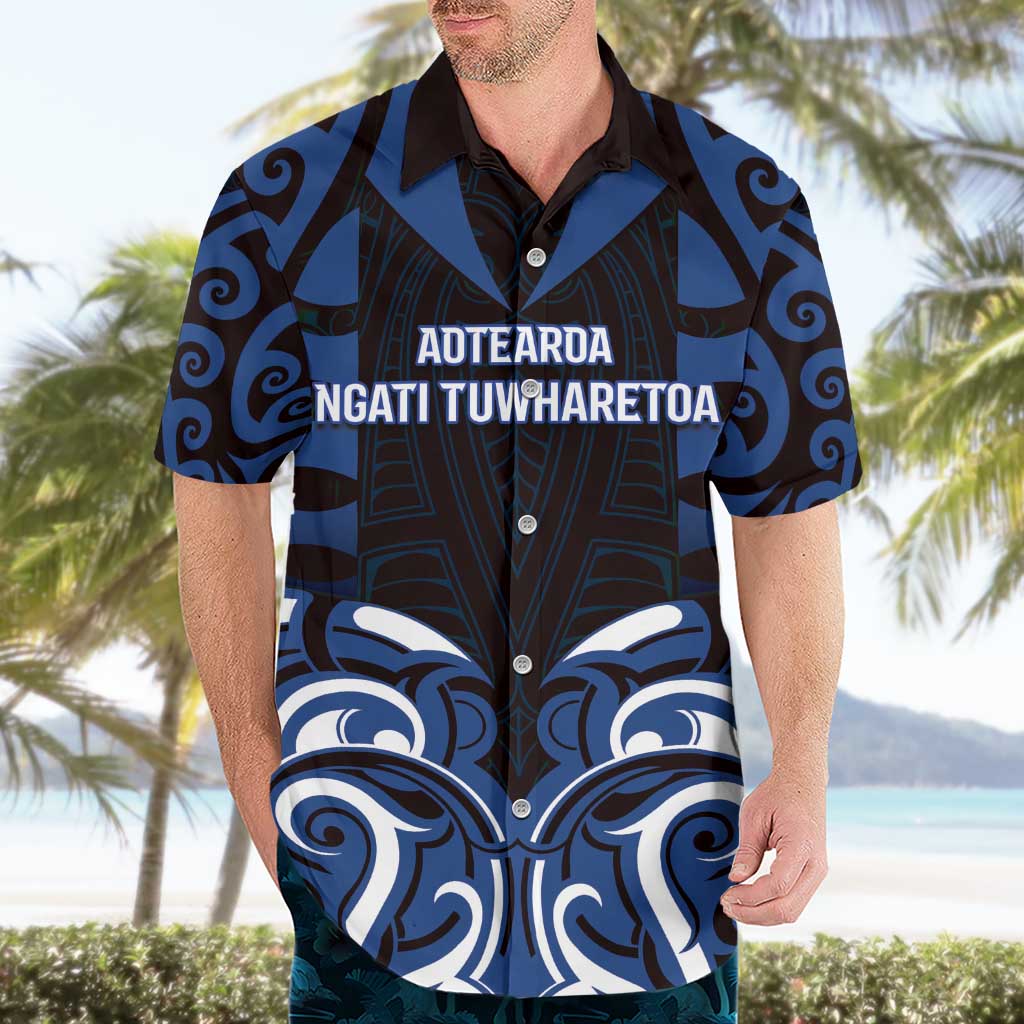Custom Aotearoa Ngati Tuwharetoa Hawaiian Shirt Maori Pattern New Zealand - Polynesian Pride