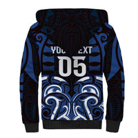 Custom Aotearoa Ngati Tuwharetoa Sherpa Hoodie Maori Pattern New Zealand - Polynesian Pride