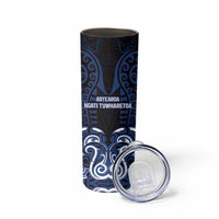 Custom Aotearoa Ngati Tuwharetoa Skinny Tumbler Maori Pattern New Zealand DT05 - Polynesian Pride