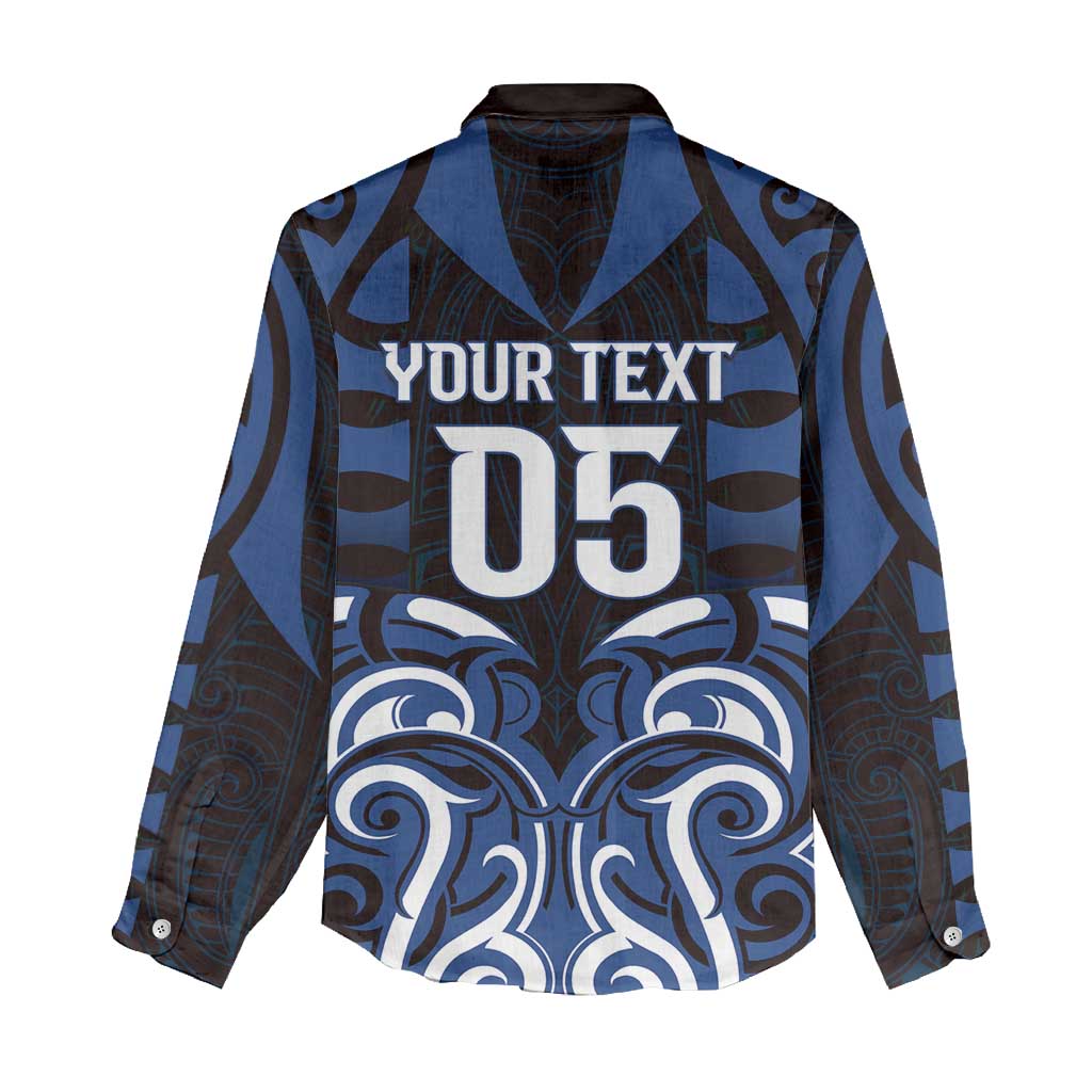 Custom Aotearoa Ngati Tuwharetoa Women Casual Shirt Maori Pattern New Zealand DT05 - Polynesian Pride