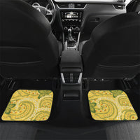 Hawaii Palaka Car Mats Cute Ripe Mango Turtle On The Waves