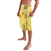 Hawaii Palaka Lavalava Cute Ripe Mango Turtle On The Waves