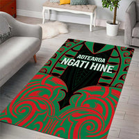 Aotearoa Ngati Hine Area Rug Maori Pattern New Zealand DT05 - Polynesian Pride