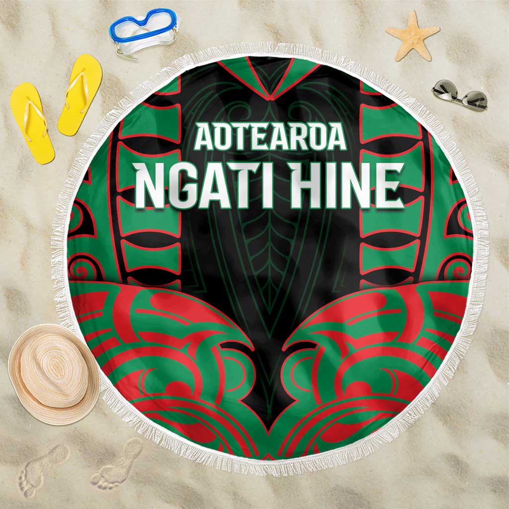 Aotearoa Ngati Hine Beach Blanket Maori Pattern New Zealand - Polynesian Pride