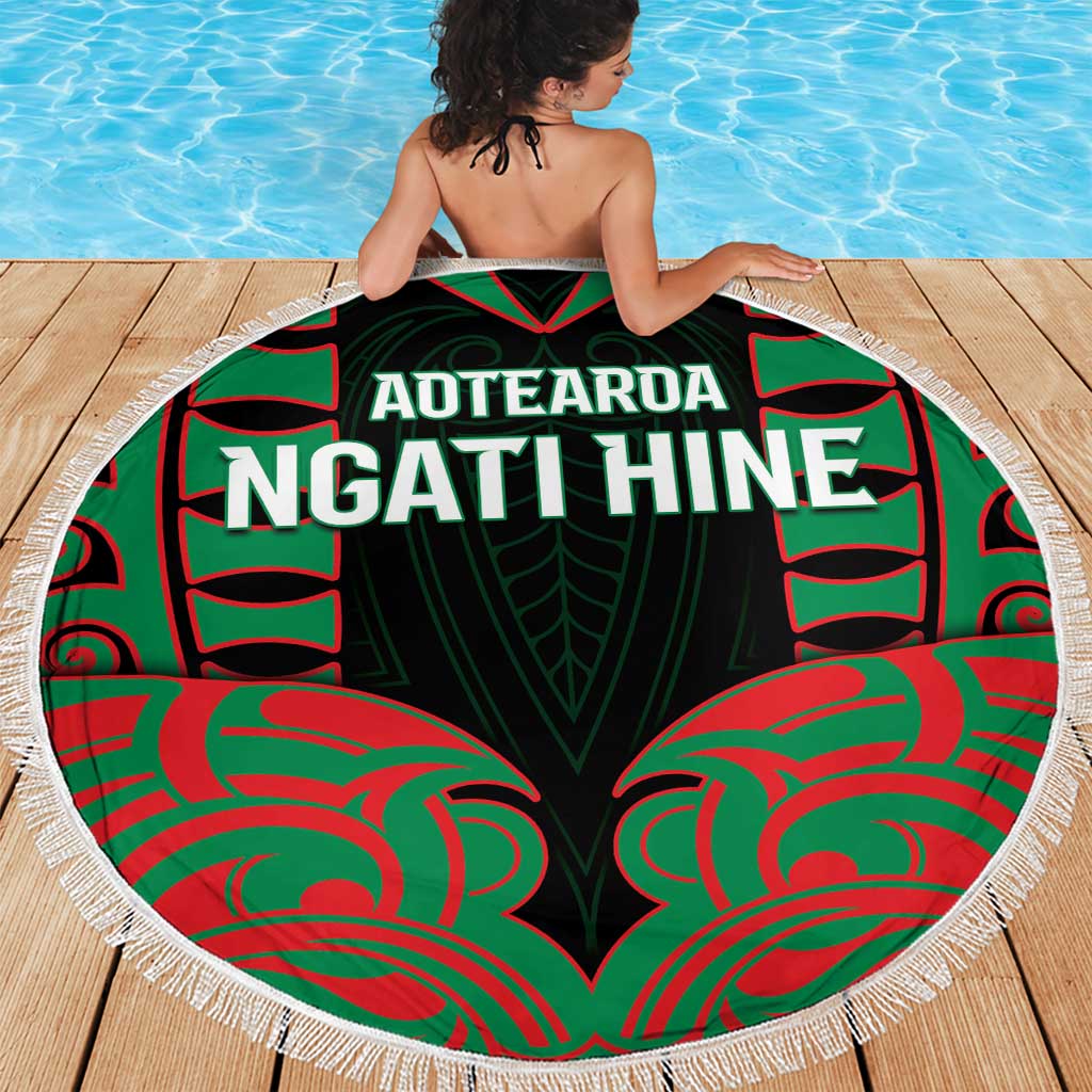 Aotearoa Ngati Hine Beach Blanket Maori Pattern New Zealand - Polynesian Pride