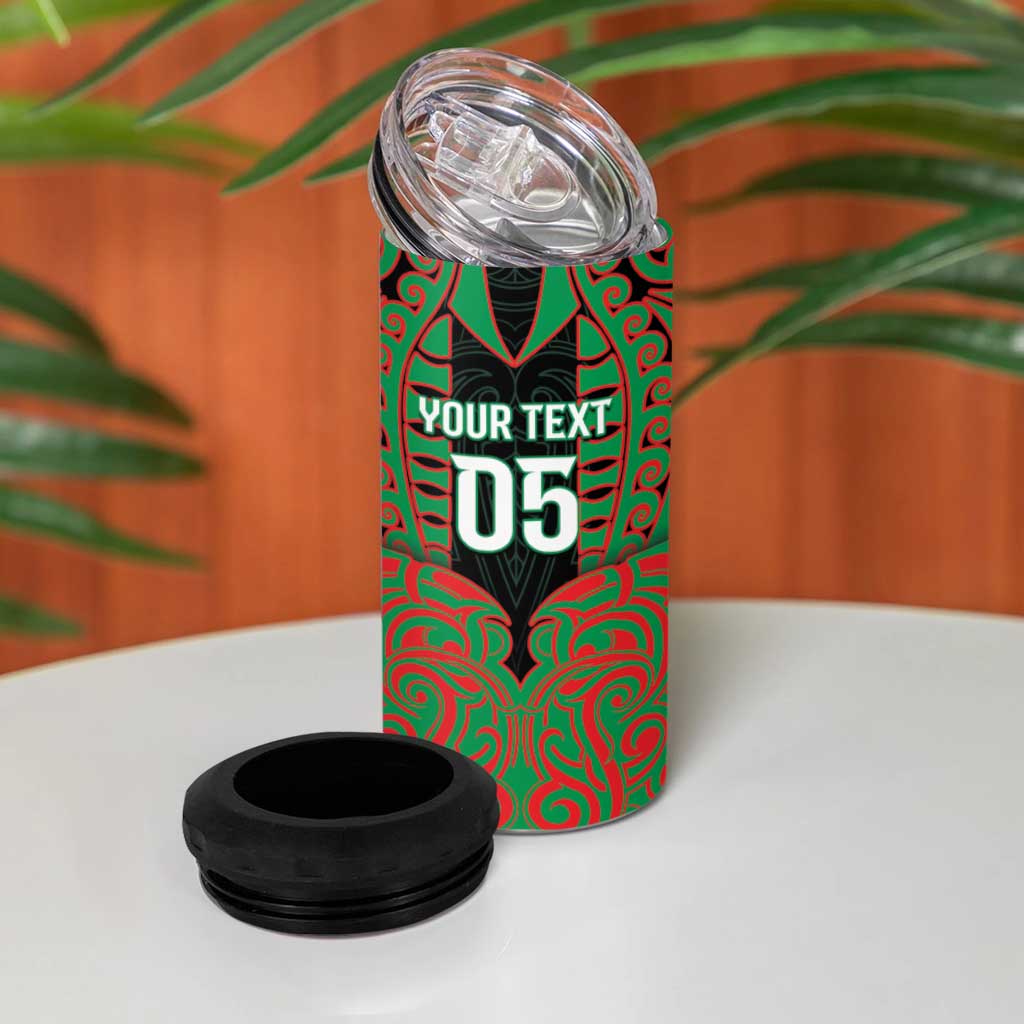 Custom Aotearoa Ngati Hine 4 in 1 Can Cooler Tumbler Maori Pattern New Zealand DT05 - Polynesian Pride
