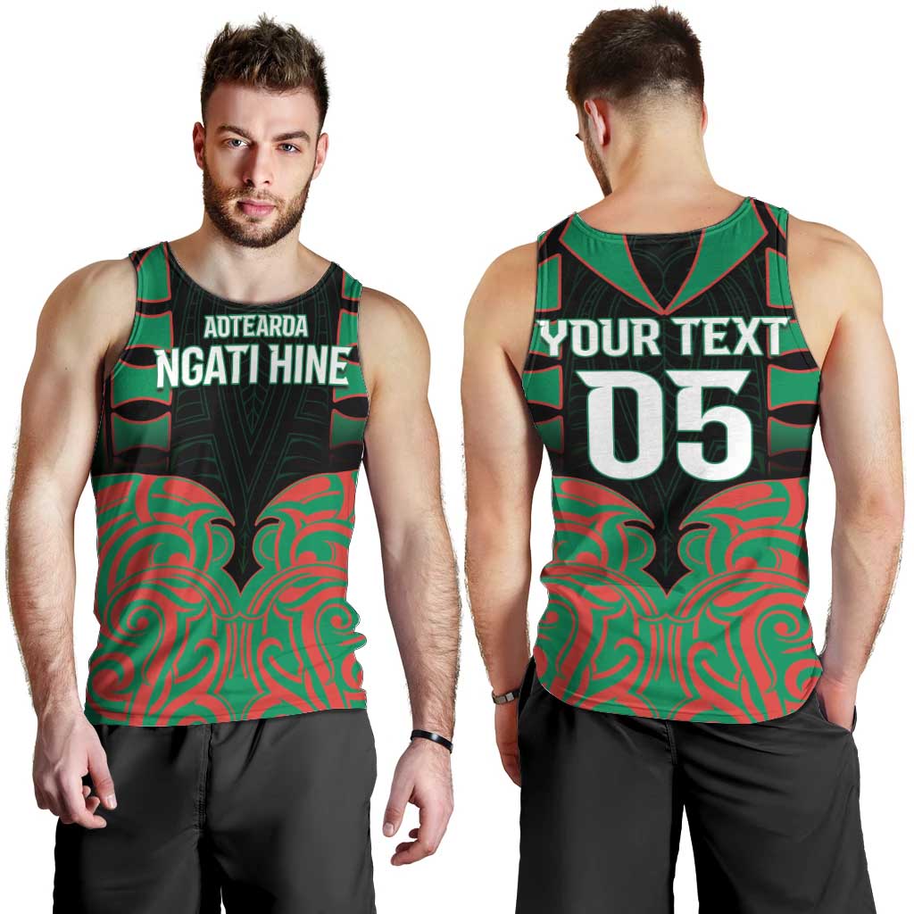 Custom Aotearoa Ngati Hine Men Tank Top Maori Pattern New Zealand - Polynesian Pride