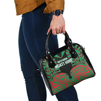 Aotearoa Ngati Hine Shoulder Handbag Maori Pattern New Zealand DT05 - Polynesian Pride