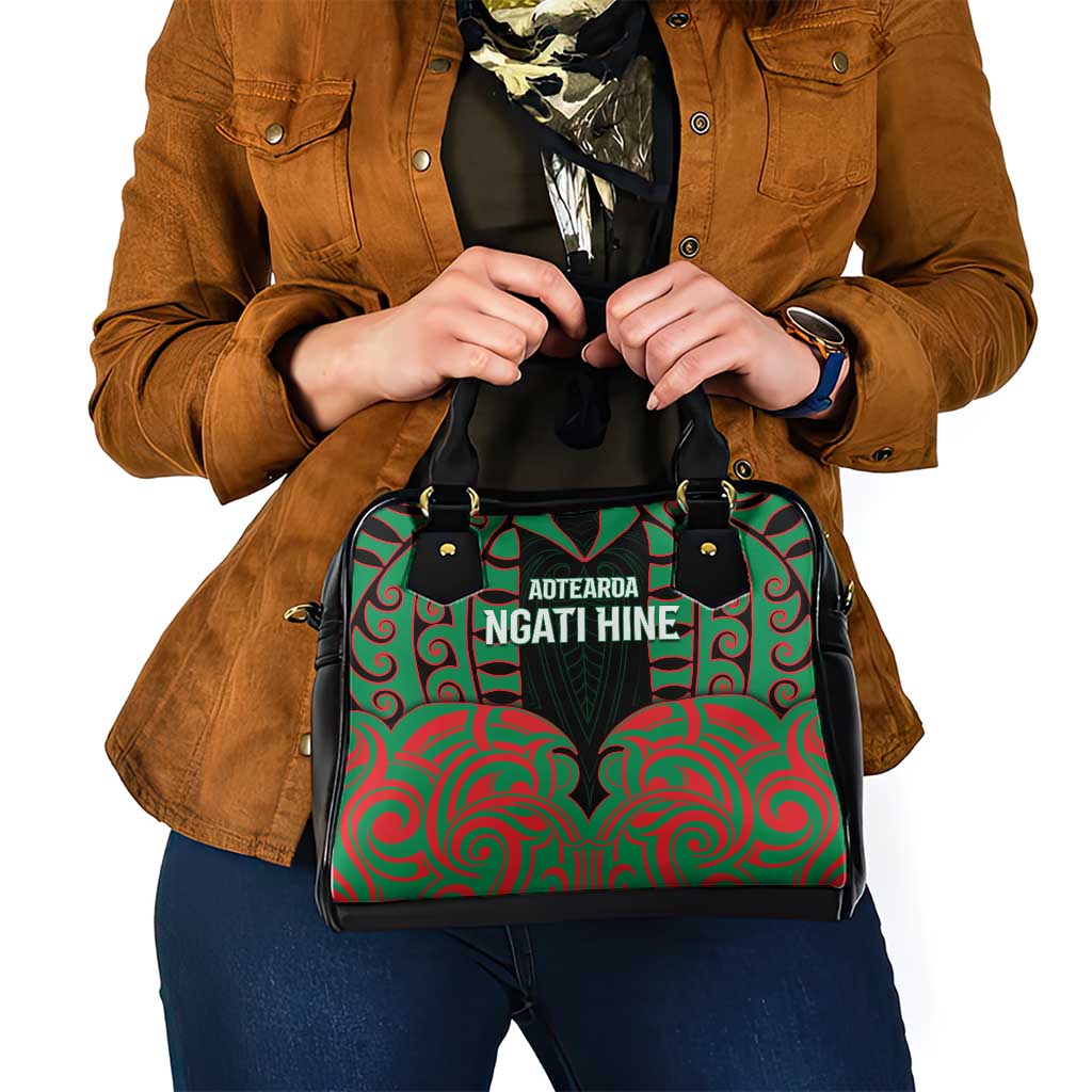 Aotearoa Ngati Hine Shoulder Handbag Maori Pattern New Zealand DT05 - Polynesian Pride