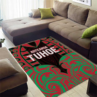 Aotearoa Tuhoe Area Rug Maori Pattern New Zealand DT05 - Polynesian Pride