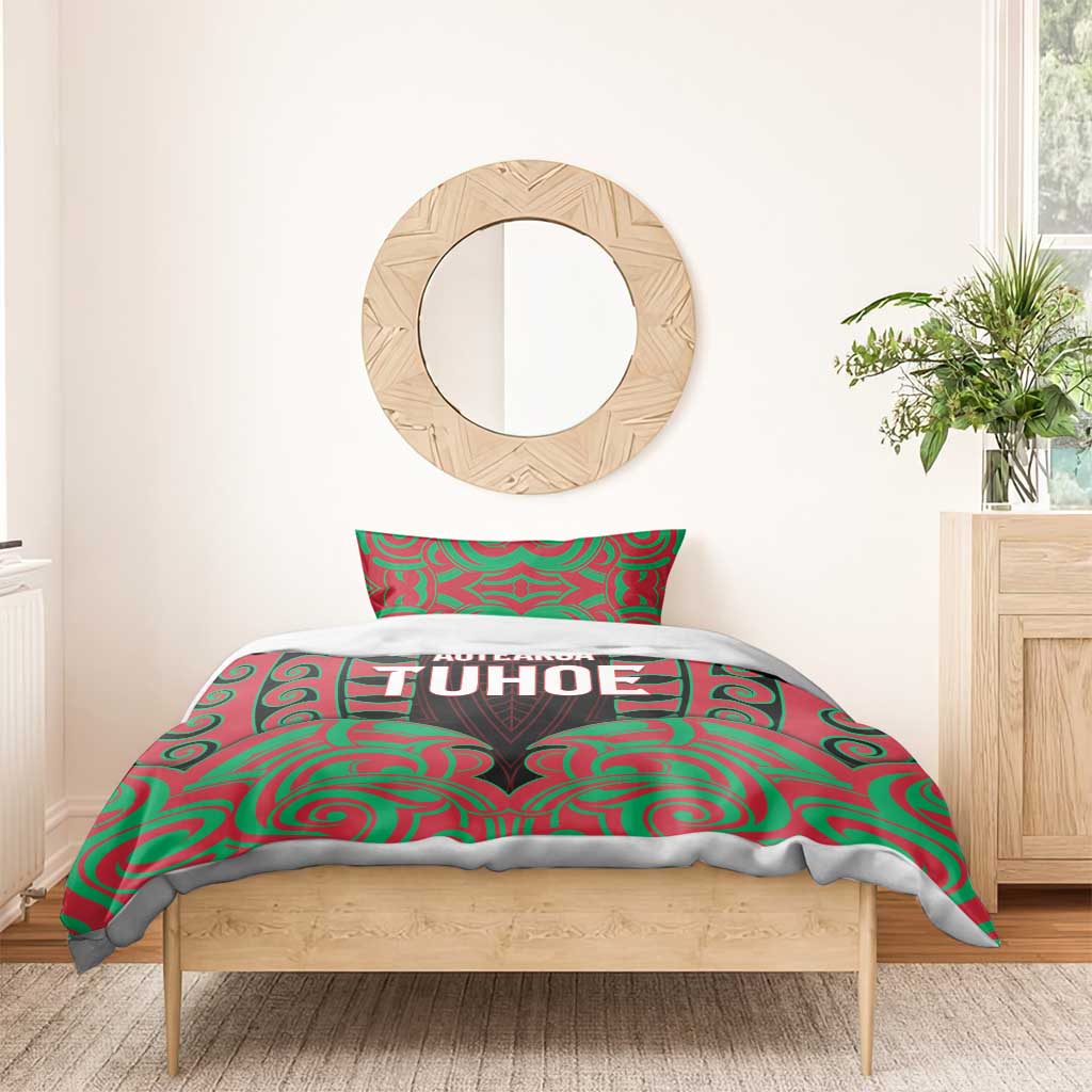 Aotearoa Tuhoe Bedding Set Maori Pattern New Zealand - Polynesian Pride
