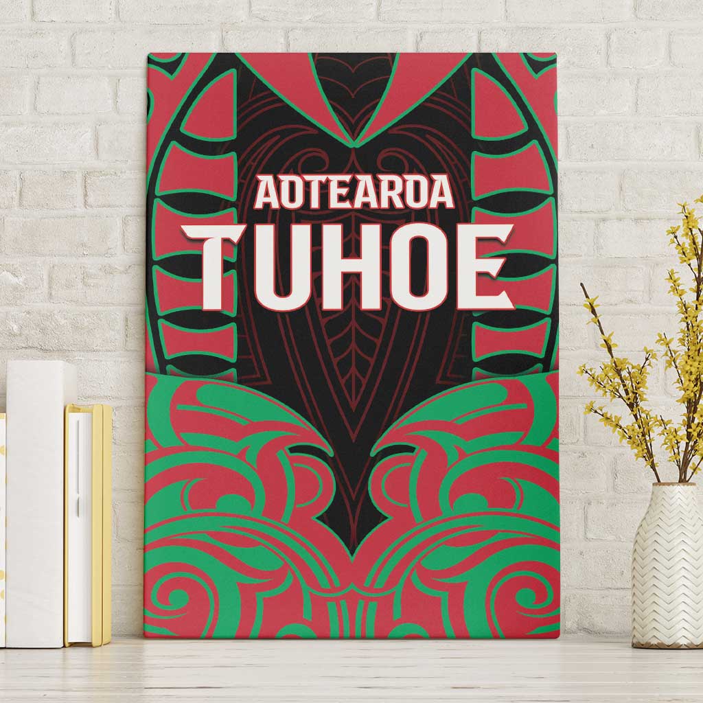 Aotearoa Tuhoe Canvas Wall Art Maori Pattern New Zealand - Polynesian Pride