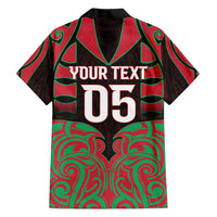 Custom Aotearoa Tuhoe Family Matching Puletasi and Hawaiian Shirt Maori Pattern New Zealand - Polynesian Pride