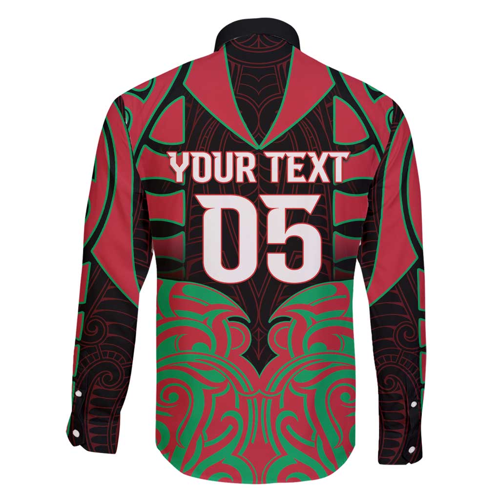 Custom Aotearoa Tuhoe Family Matching Puletasi and Hawaiian Shirt Maori Pattern New Zealand - Polynesian Pride