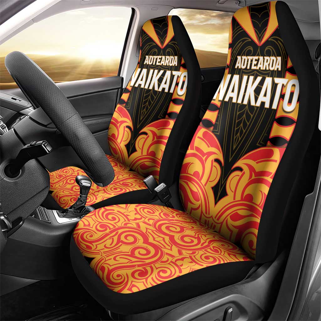 Aotearoa Waikato Car Seat Cover Maori Pattern New Zealand - Polynesian Pride