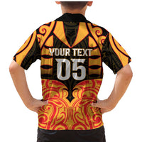 Custom Aotearoa Waikato Family Matching Mermaid Dress and Hawaiian Shirt Maori Pattern New Zealand - Polynesian Pride