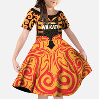 Custom Aotearoa Waikato Family Matching Mermaid Dress and Hawaiian Shirt Maori Pattern New Zealand - Polynesian Pride