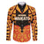 Custom Aotearoa Waikato Family Matching Off The Shoulder Long Sleeve Dress and Hawaiian Shirt Maori Pattern New Zealand - Polynesian Pride