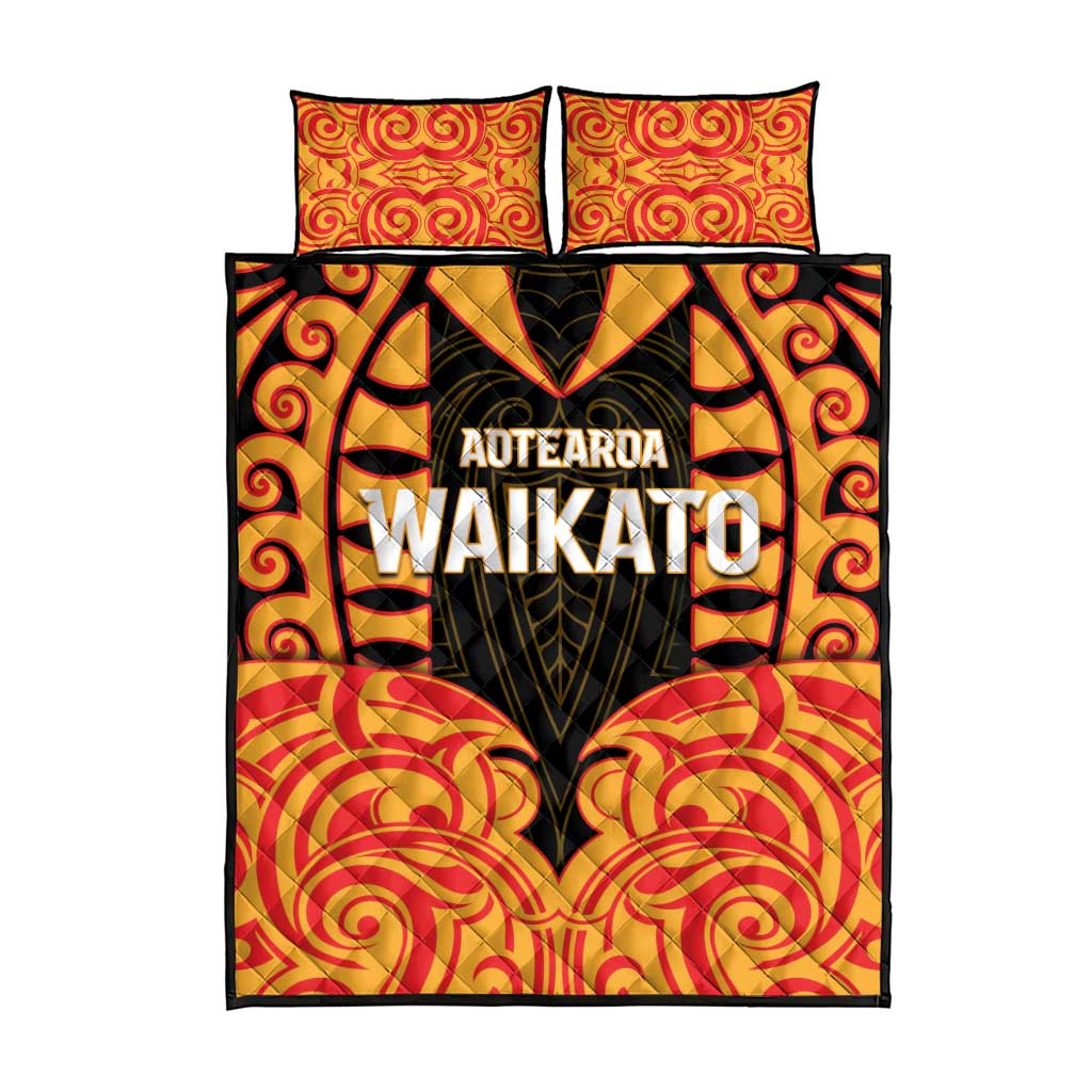 Aotearoa Waikato Quilt Bed Set Maori Pattern New Zealand - Polynesian Pride