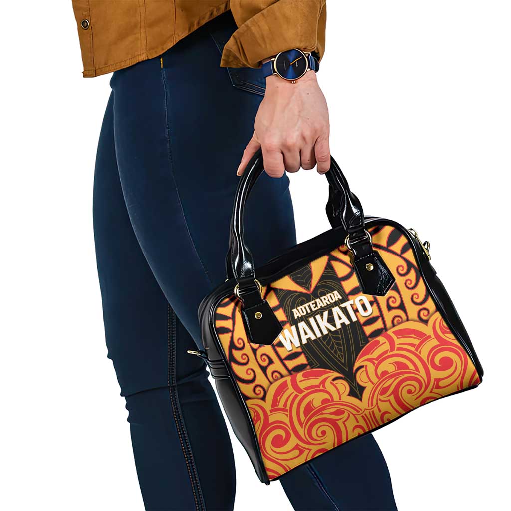 Aotearoa Waikato Shoulder Handbag Maori Pattern New Zealand DT05 - Polynesian Pride