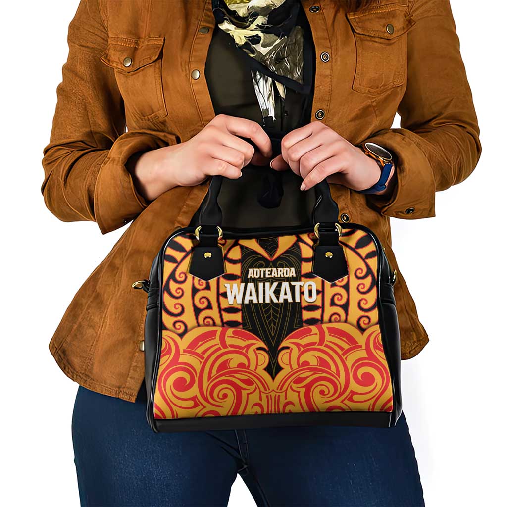 Aotearoa Waikato Shoulder Handbag Maori Pattern New Zealand DT05 - Polynesian Pride