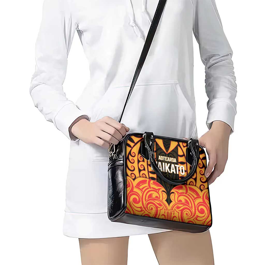 Aotearoa Waikato Shoulder Handbag Maori Pattern New Zealand DT05 - Polynesian Pride