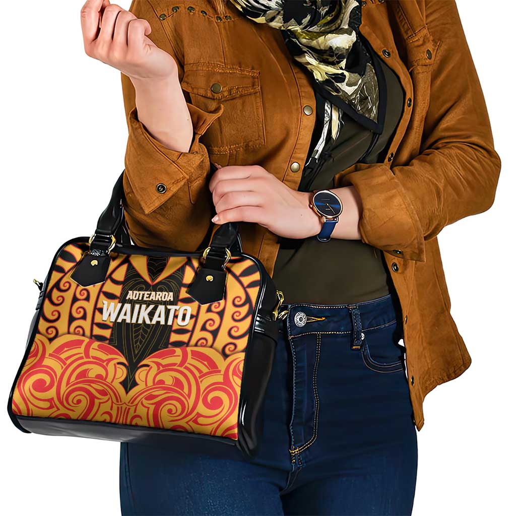 Aotearoa Waikato Shoulder Handbag Maori Pattern New Zealand DT05 - Polynesian Pride