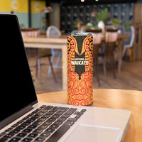 Custom Aotearoa Waikato Skinny Tumbler Maori Pattern New Zealand DT05 - Polynesian Pride