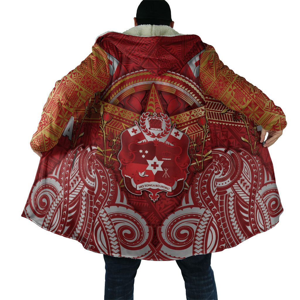 Tonga King's Birthday Cloak Gold Royal Crown Tribal Patterns