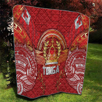 Tonga King's Birthday Quilt Gold Royal Crown Tribal Patterns