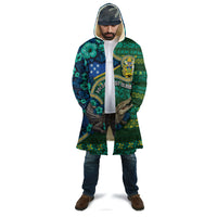 Personalised Solomon Islands Independence Day Cloak Crocodile Hibiscus Tribal Pattern DT05 - Polynesian Pride