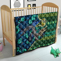 Solomon Islands Independence Day Quilt Crocodile Hibiscus Tribal Pattern DT05 - Polynesian Pride