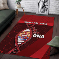 French Polynesia Is In My DNA Area Rug DT05 Red - Polynesian Pride