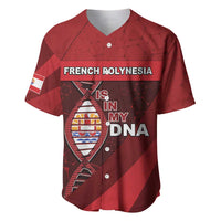 French Polynesia Is In My DNA Baseball Jersey DT05 Red - Polynesian Pride
