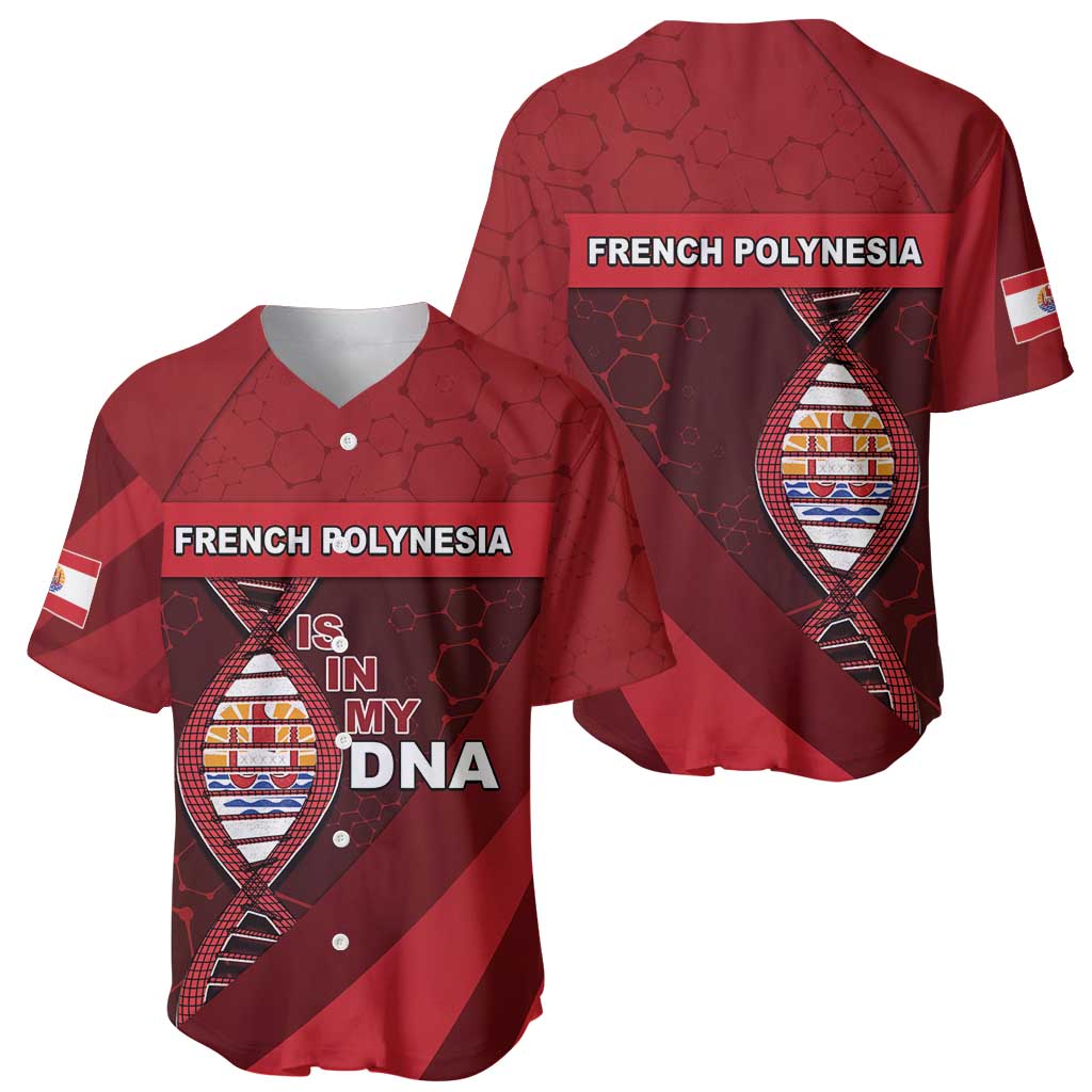 French Polynesia Is In My DNA Baseball Jersey DT05 - Polynesian Pride