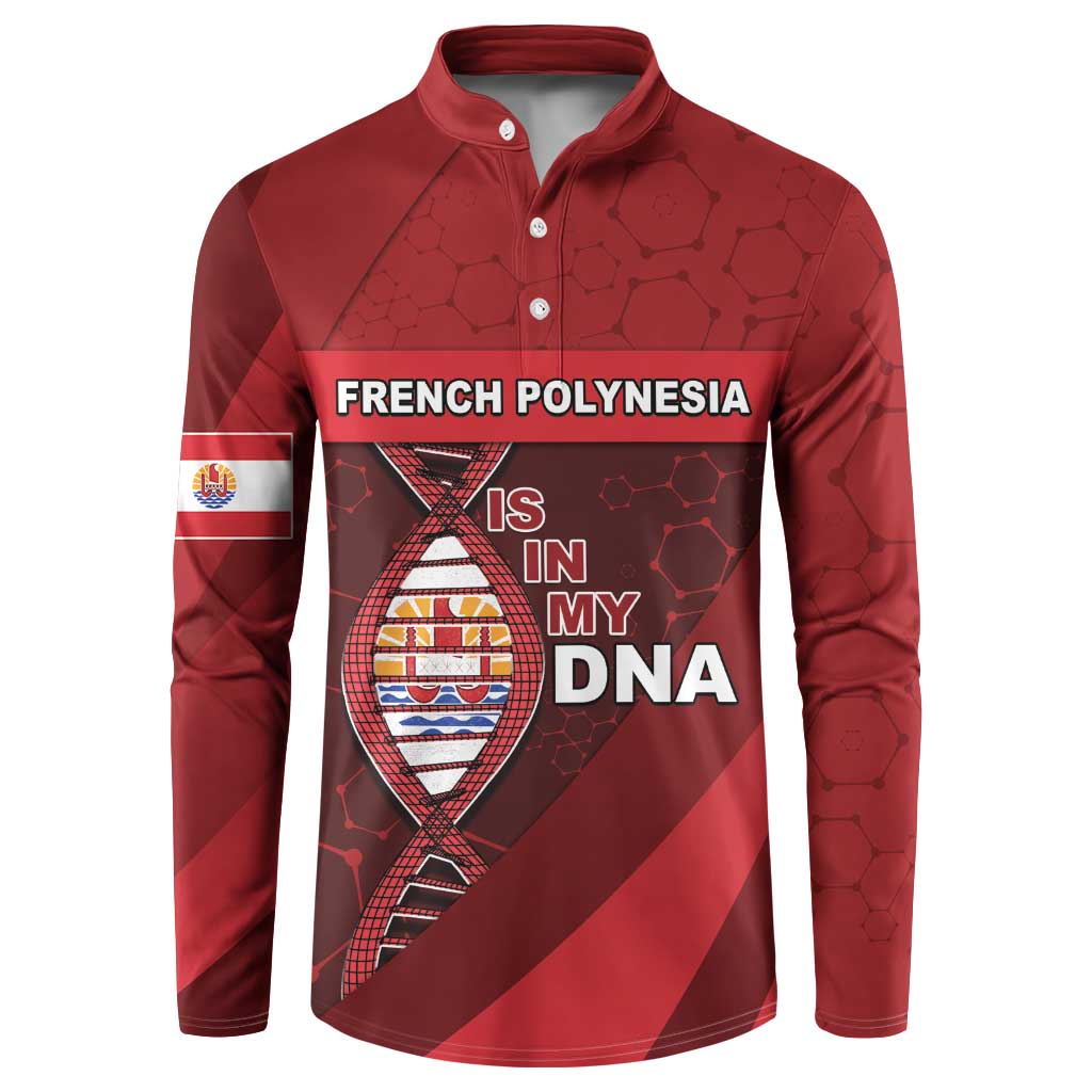 French Polynesia Is In My DNA Button Sweatshirt - Polynesian Pride