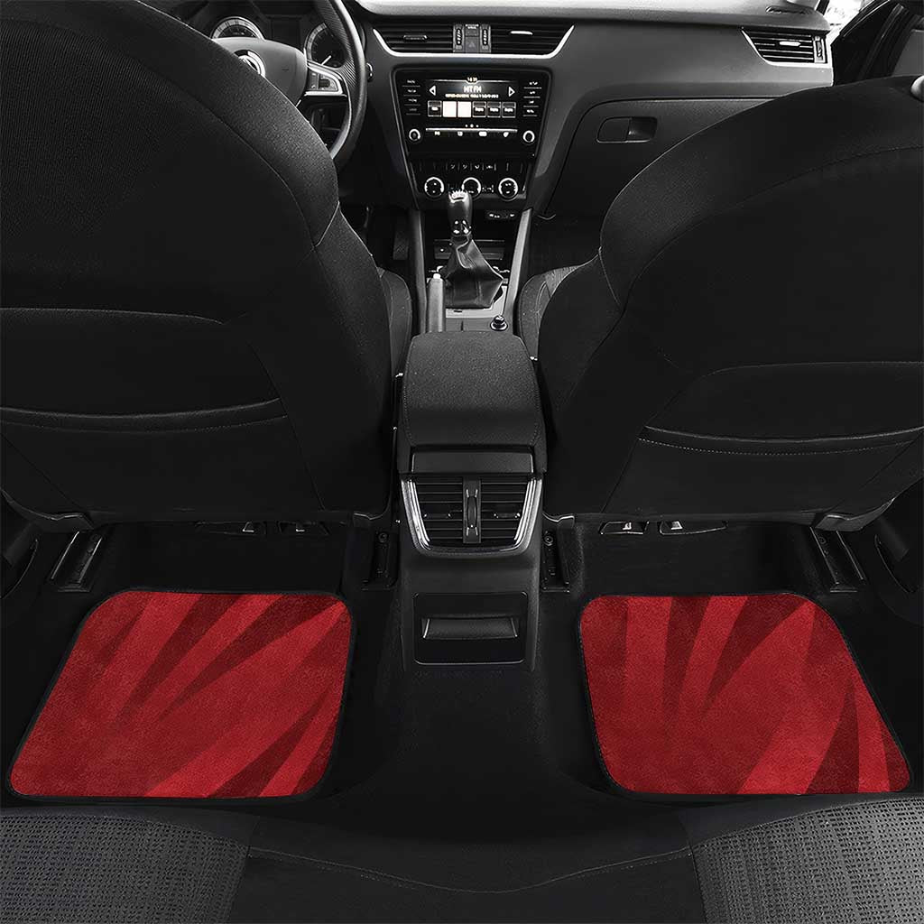 French Polynesia Is In My DNA Car Mats DT05 Set 2pcs - Back Red - Polynesian Pride